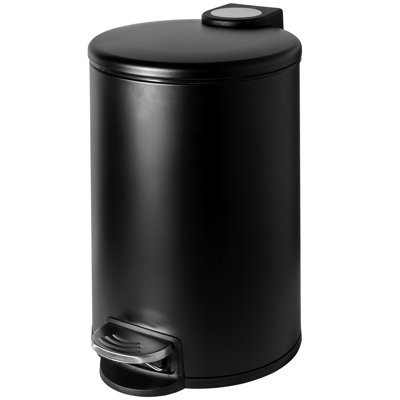Poubelle à pédale ronde à fermeture douce de qualité supérieure de 3,2 gallons Acento