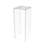 Clear Pedestal Acrylic Box with 5-Sided 11.5" x 11.5" x 30" Dimensions Donation Bin