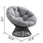 Chaise papasan pivotante avec coussin Charlcy-836382939