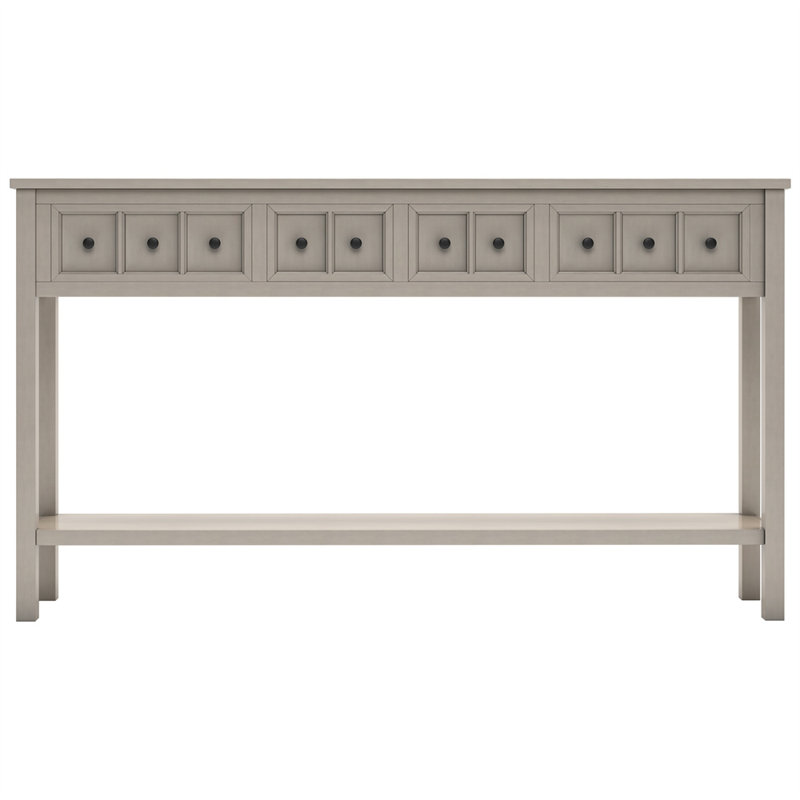 Console de 60 po Morgenstern, Gris délavé