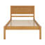  Platform Bed Frame With Slat Support, Pine Wood Bed Frame With Headboard-1998746208