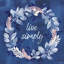 Indigo Petals IV par Beth Grove - Peinture-122866624-86384729-86384726