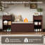 Banc de rangement pour chaussures 77,5 "avec banc et armoire-2077411542
