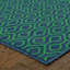Tapis intérieur / extérieur bleu marine / vert Jadiel-23970731