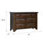 Commode brune à 7 tiroirs
