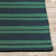 Palma 2x3 Hand Woven Performance Stripe Green Fabric Rug