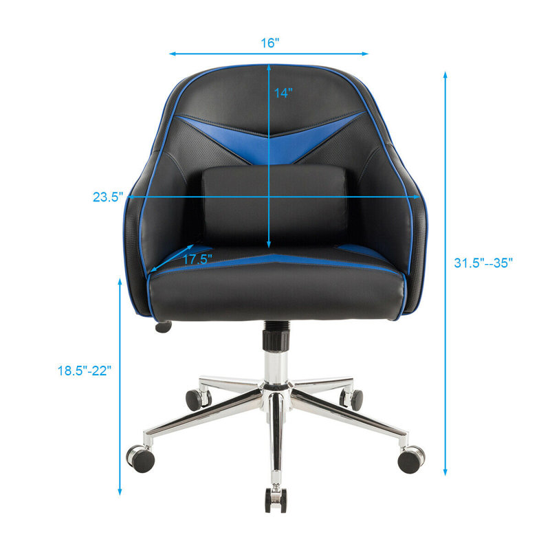 Everley Task Chair, Blue