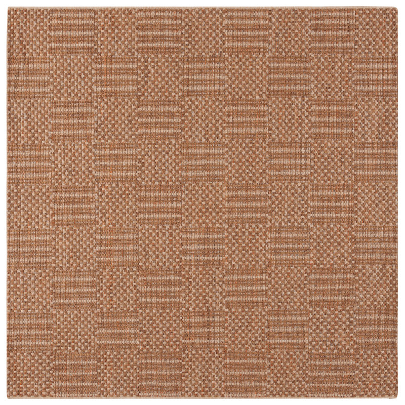 Jhared Sisal All-Weather Performance Checkered Indoor/Outdoor Area Rug, Rectangle 9' x 12'