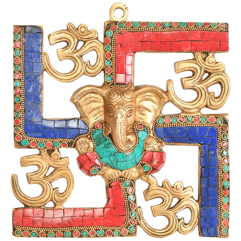 Suspension murale Om Ganesha