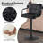 Mid-Century Modern Adjustable Height Swivel Low Back Velvet Upholstered Barstools with Metal Frame-1800338005