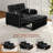 Convertible Sofa Bed with Adjustable Backrest-1426152826