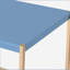 Bureau d'écriture bleu marine et or avec port USB
