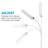 OttLite Inspire LED Desk Lamp with Wireless Charging Flexible Neck, Dimmable & Night Light Feature