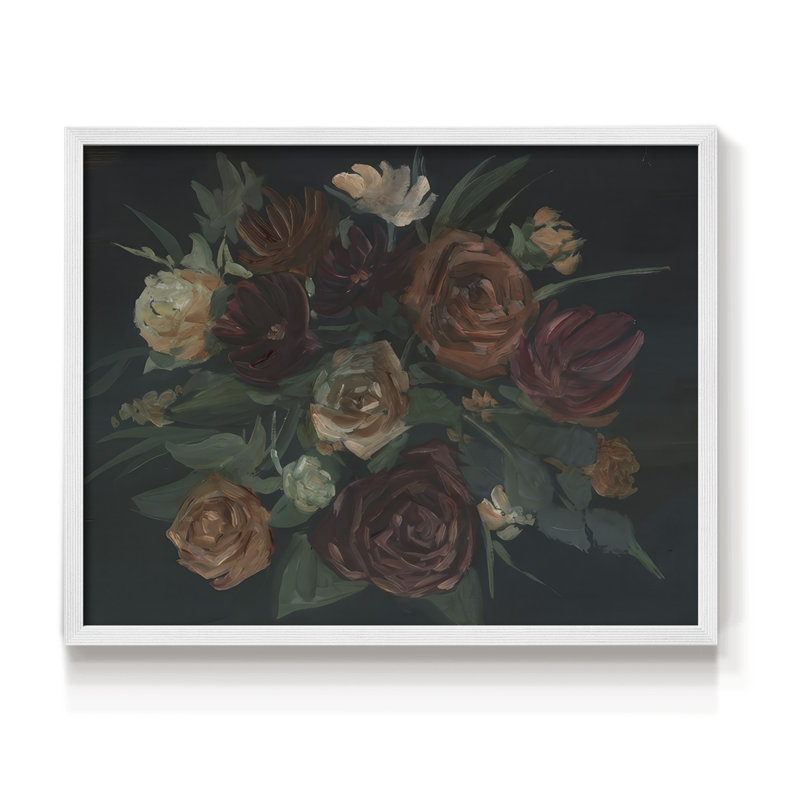 Nature morte antique II - reproduction encadrée - réaménageable, H 16 po x l 20 po, Blanc