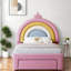 Lit arc-en-ciel en velours avec rangement pour lit simple Rainbow