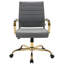 Fauteuil de bureau pivotant en cuir Naudain-58177233-132200685