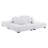 Modway Saunter, 4-Piece Sectional Sofa, Light Gray-2064819777