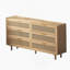 Commode double 6 tiroirs Eskil-79992483