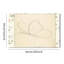 Art en toile sur toile, motif en forme de papillon, art en ligne, impression de style minimaliste sur toile, décoration murale, cadeau idéal, prêt à accrocher