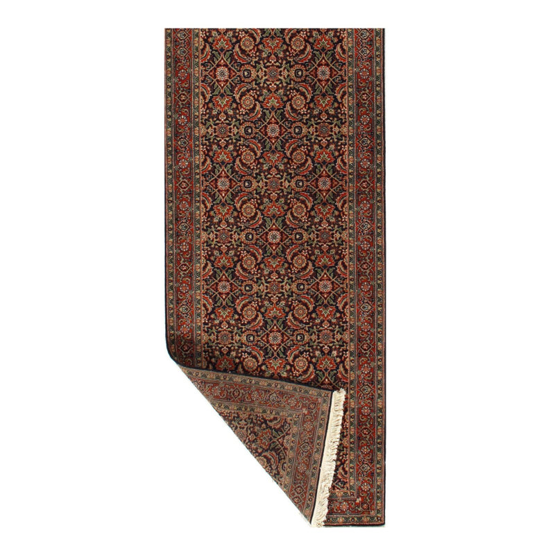 Damask Area Rug in Blue