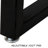 Durable Metal Table Legs 28''X24'' For Heavy-Duty Industrial Furniture, Perfect For Dining And Office Tables(Only Table Legs,No Table)