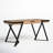 Zavalla Solid Wood Iron Writing Desk