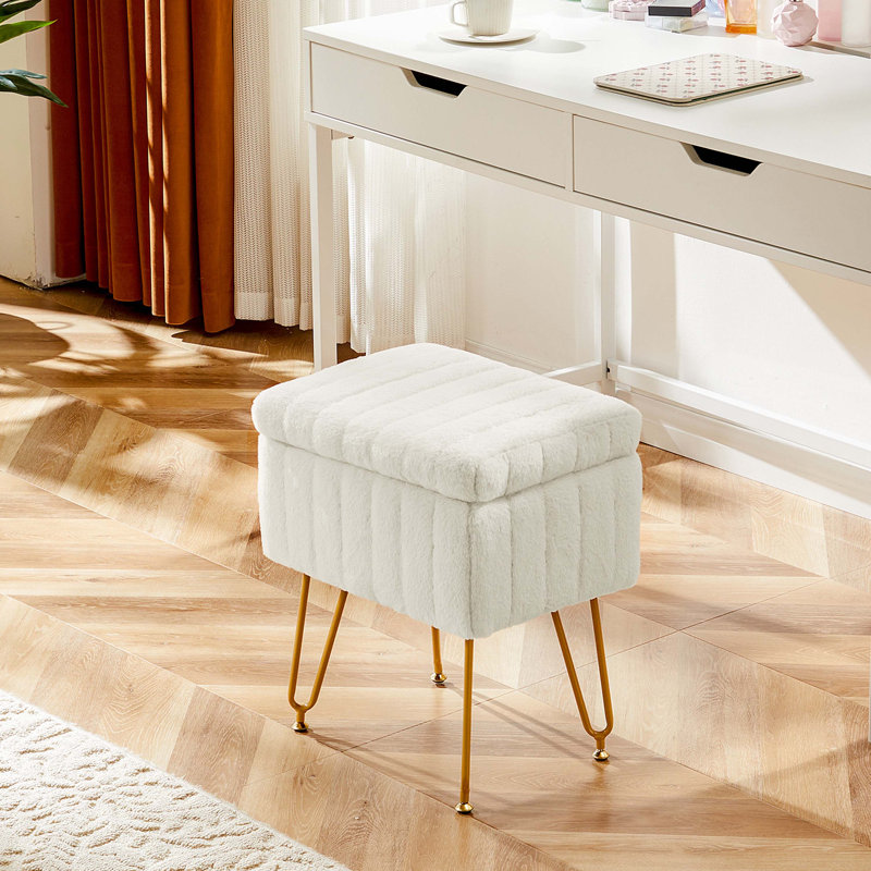 Tabouret d'appoint Benches, Blanc