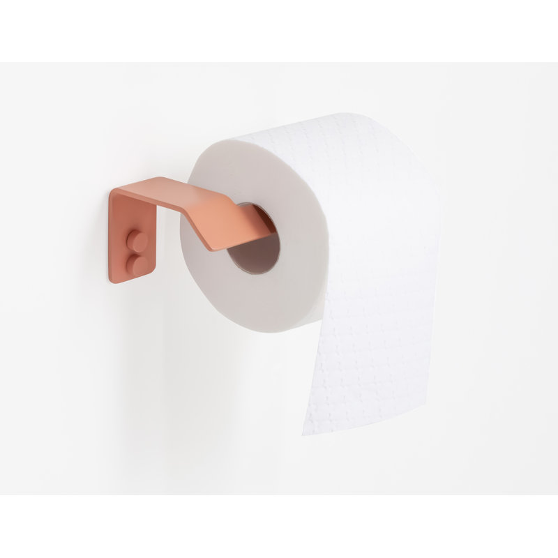 Porte-papier hygiénique mince sans couvercle, Saumon