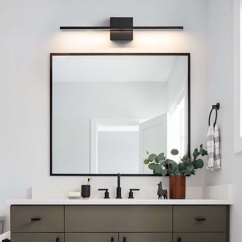24'' Felecie Dimmable LED Bath Bar, Matte Black