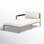 Kristine 33'' Outdoor Teak Chaise Lounge