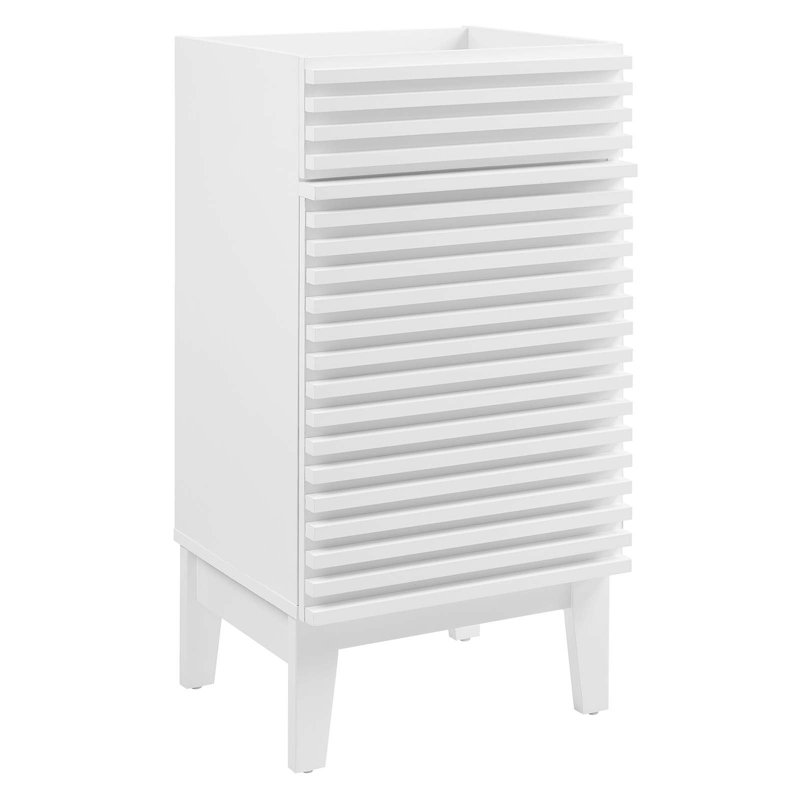 Meuble-lavabo 18 po Modway Render, Blanc