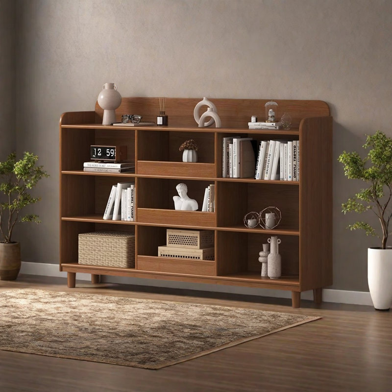Wilbourn, (4 Shelves) 45.6"H x 47.2"W x 11.8"D, Dark Brown