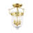 Husman Glass Semi Flush Mount-16518411-16518407