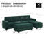 Canapé modulaire rembourré Shavera-1196387310