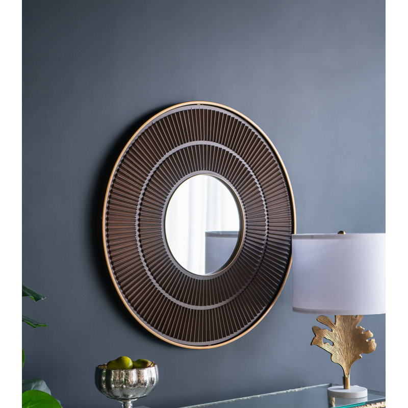 Miroir rond manufacturé