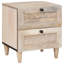 40cm W Solid Wood Bedside Table-1508804066