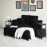 3 Piece Living Room Sets Sofa Bed & Drawer End Table