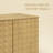 NTC Sapa 2 Door Storage Cabinet, Solid Wood Accent Cabinet with Hand-Carved 3D Doors, Modular Storage System, Expandable Cabinet for Living Room & TV Stand, Easy Assembly, Sand-2068272504
