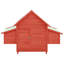 Brashear Chicken Coop 150x96x110 cm Solid Firwood-64837132