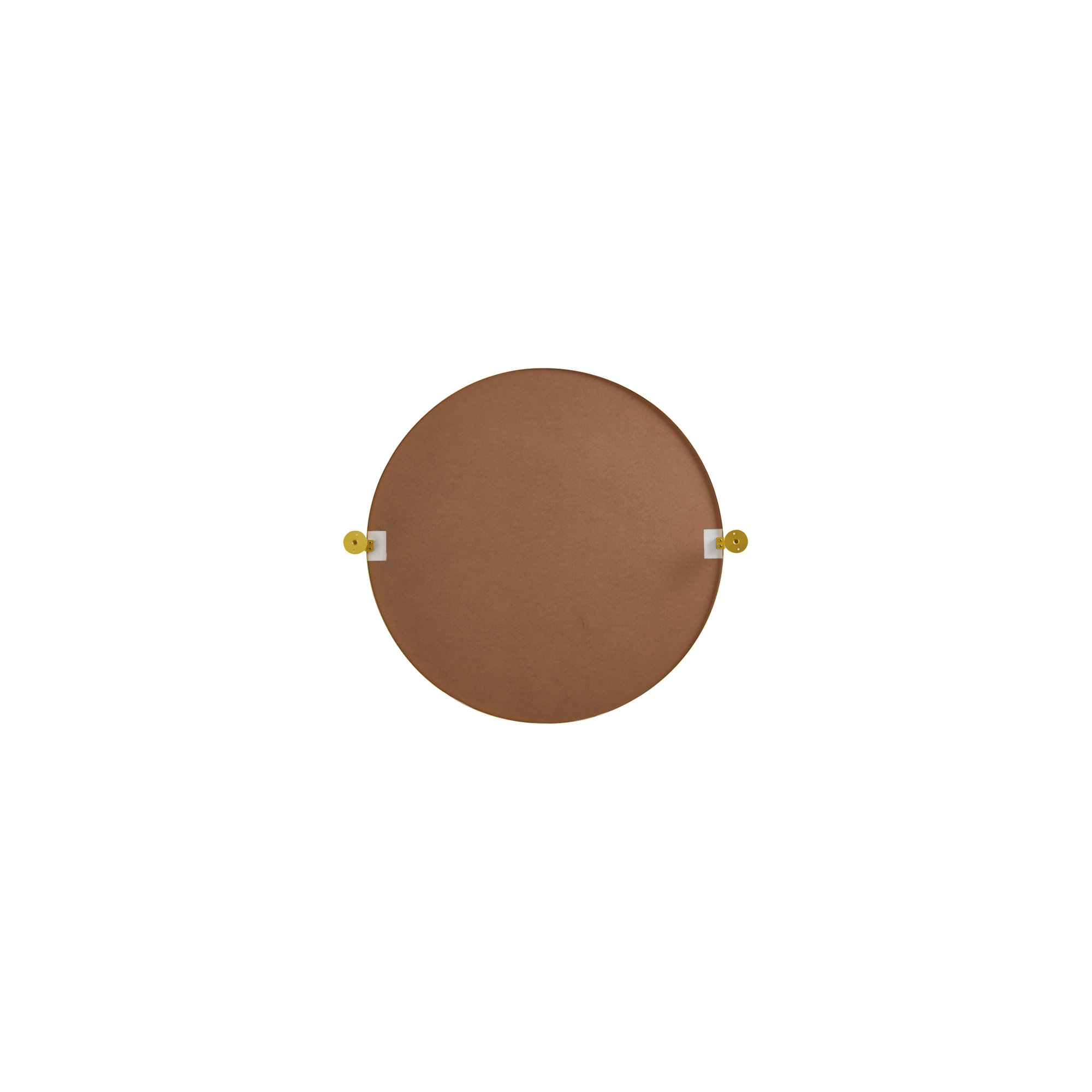 Belfield Metal Wall Mirror, 30" x 30", Gold