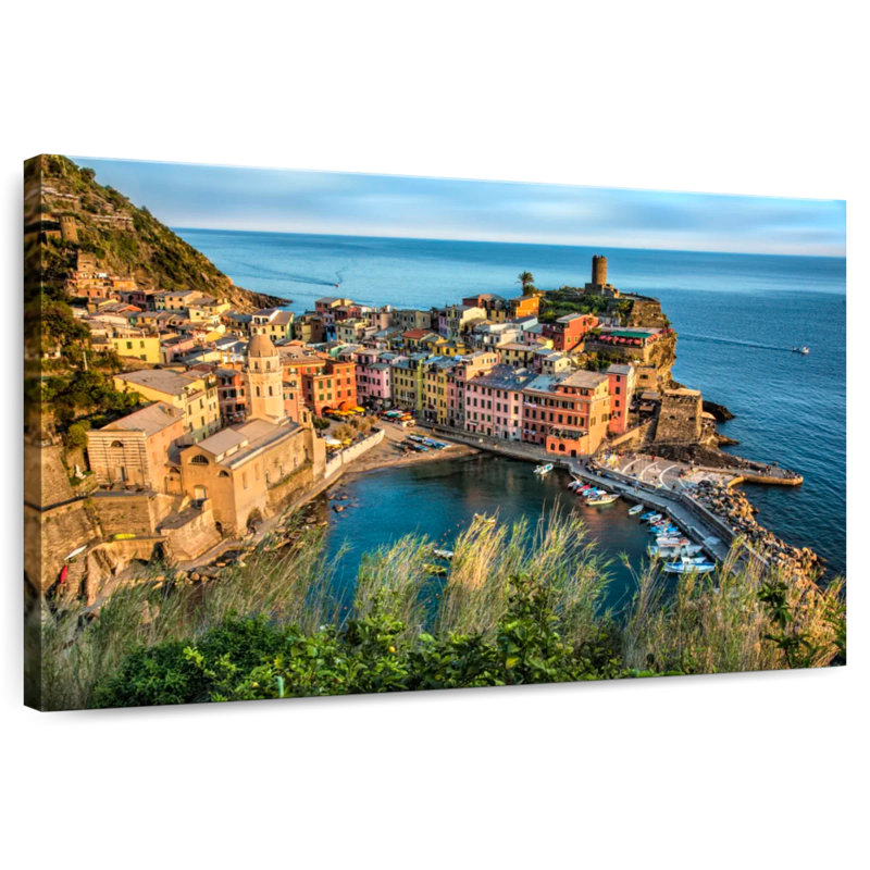 Gillard Vernazza dans les Cinque Terre, H 34 po x l 51 po
