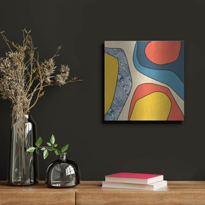 Mur en métal «Wood» par Trish Sierer par Wrought Studio ™