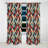 Light Red And Blue Geometric Chevron - Abstract Geometric Chevron Blackout Curtain - 1 Panels-107535724