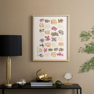 Matisse CCLXVI, reproduction d'art encadrée - bois massif