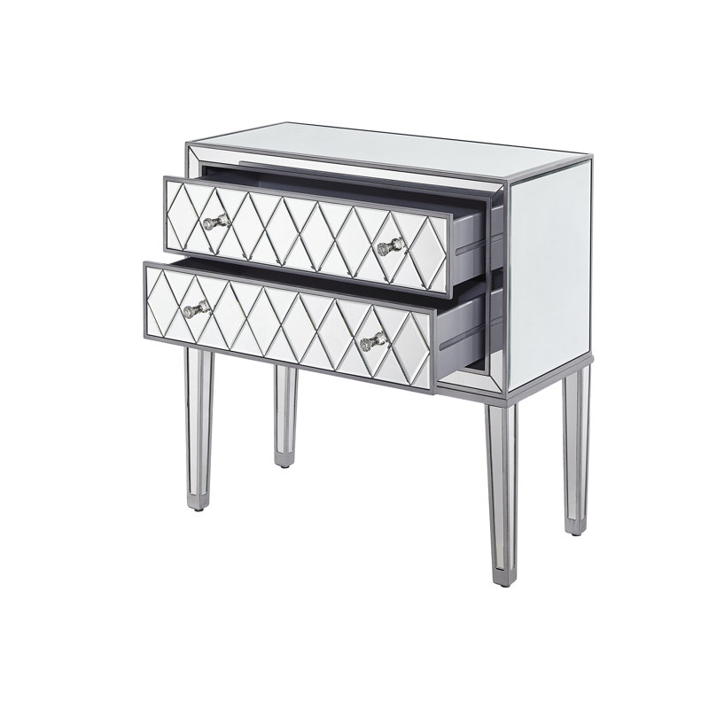 Etta Avenue Cain 2-Drawer Nightstand - Thumbnail 2