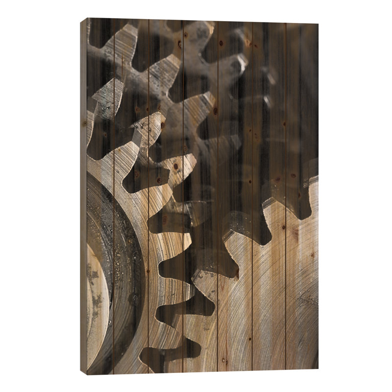 Sonya Interlocked IV par - Sans cadre sur bois, H 26 po x l 18 po x P 1,5 po