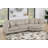 Atossia 2- Piece 125" Wide Sectional With Round Chaise-1575435329