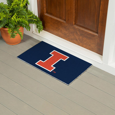 Tapis en PVC de 16 po x 28 po de l'Université de l'Illinois