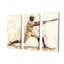 Joueur de baseball blanc rouge frappant un Homerun - ensemble d'art mural de baseball sport-107189931-107189933