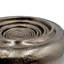 Sculpture ronde en aluminium antique en cuivre